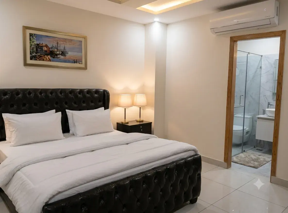 Hotel room with attached washroom Bahria Town